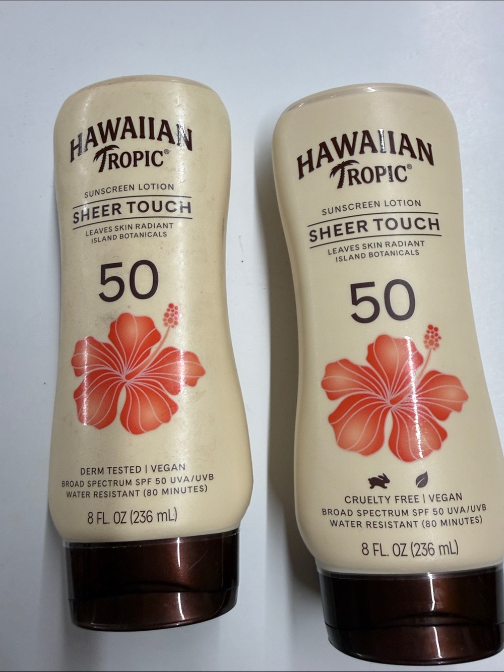 Hawaiian Tropic Sheer Touch SPF 50 Sunscreen Set of 2
